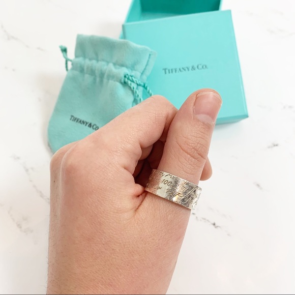 Tiffany & Co. Jewelry - TIFFANY & CO Thick Sterling Silver New York Ring